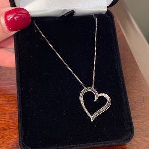 Kay Jewelers Heart Diamond Necklace